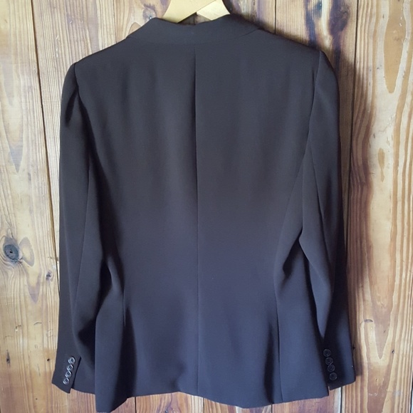 Brown Blazer Jacket, Business Casual Office Career, Size 10 - Picture 4 of 6